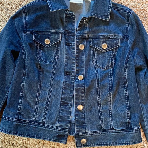 Chico’s Denim Buttoned Jacket - Picture 12 of 12